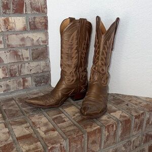 Old Gringo RARE Metallic Gold Nevada Boot Cowboy Cowgirl Boots Vintage